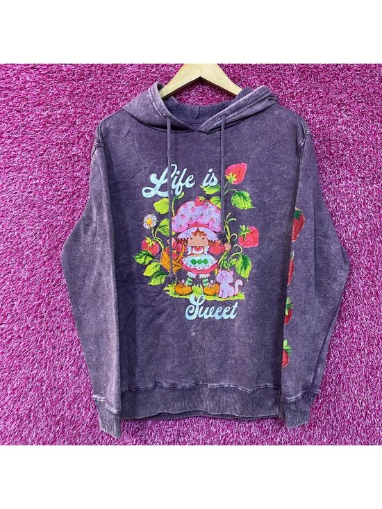 Strawberry Shortcake Tops - Strawberry Shortcake Life is Sweet Hoodie Medium